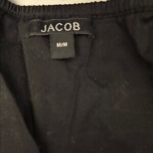 Jacob Sleek Black Sleeveless Top